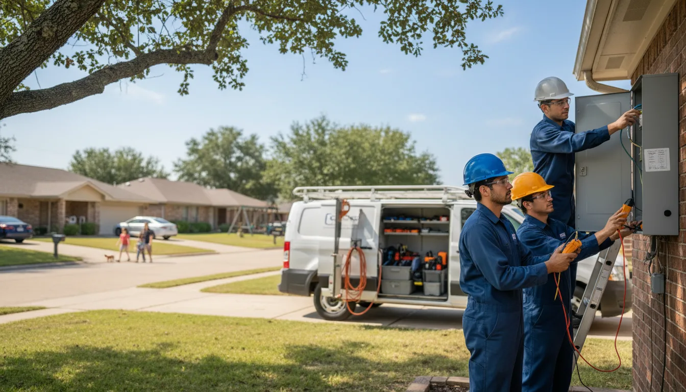 Certified electrician providing emergency electrical services in Grand Forks Afb, ND